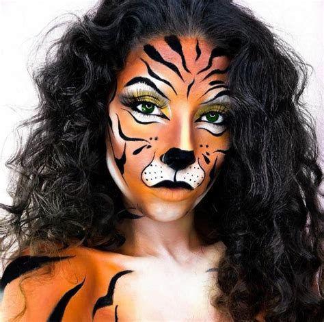 28 Fierce Tiger Makeup For Halloween The Glossychic Tiger Makeup