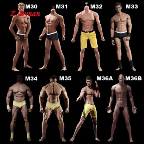 Tbleague Phicen16 Male Body Figure Seamless Muscular Steel M30 M31 M32 M33 M34 Eur 13078