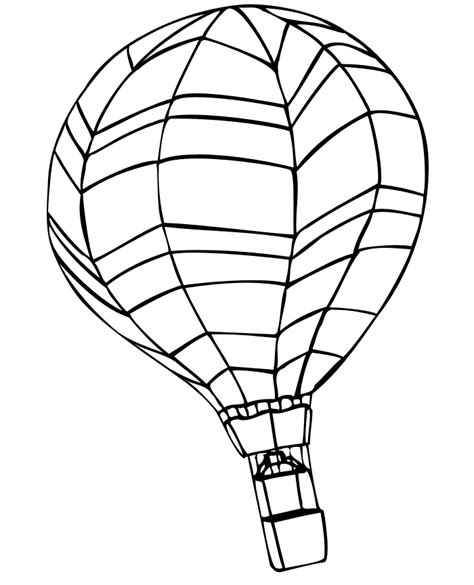 Printable Hot Air Balloon