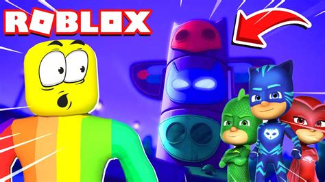 I Found The Pj Masks Secret Tower In Roblox Roblox Pj Masks Youtube