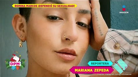 Romina Marcos Responde A Quienes La Critican Y Dudan De Su Sexualidad