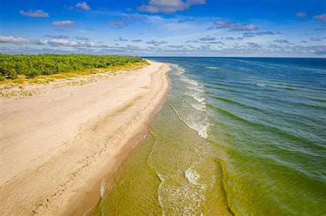 Beach On Peninsula Hel Baltic Sea In Poland Stock Image Image Of Coastline Beautiful