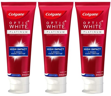 Buy Colgate Optic White High Impact White Whitening Toothpaste Travel