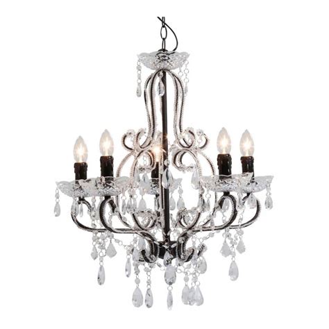 Light shopping offers various solutions to illuminate the bedroom with originality. Audrey 5-arm Chandelier | French chandelier, Chandelier ...