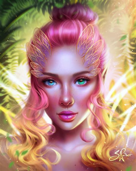 Fairy By Sandrawinther On Deviantart Digital Art Girl Fairy Drawings