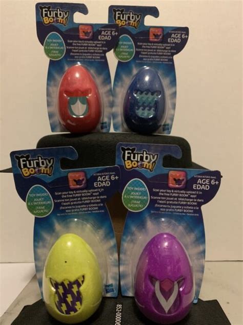Furby Boom Eggs Set Of 4 By Hasbro A7264 Ebay
