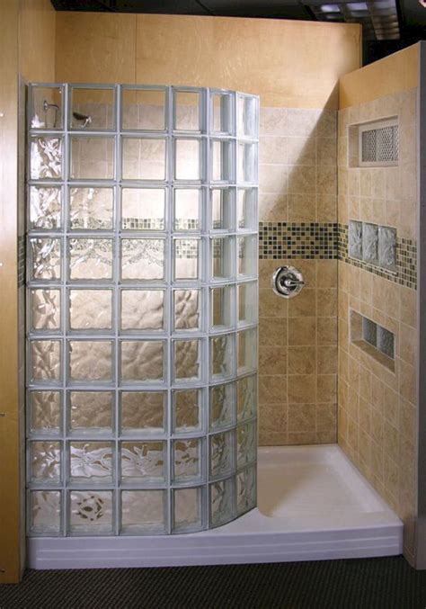 24 fabulous glass block walk in shower to inspire you glass block shower doorless shower
