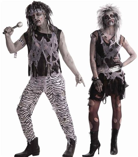 Punk Rock Zombies Plus Other Couples Costume Ideas Rockstar Costume Zombie Costume Mens