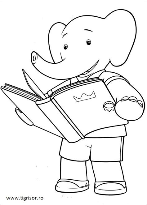 Desene De Colorat Si Planse Educative Planse De Colorat Cu Babar Porn