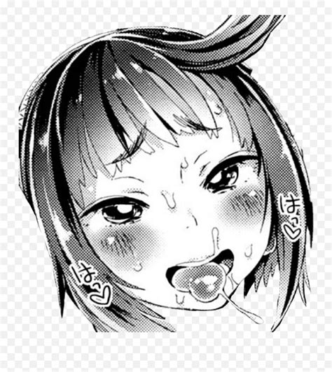 Ahegaoface Ahegao Manga Ahegao Face Transparent Background Emoji
