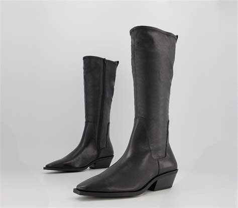 Vagabond Shoemakers Ally Tall Boot Black Knee High Boots