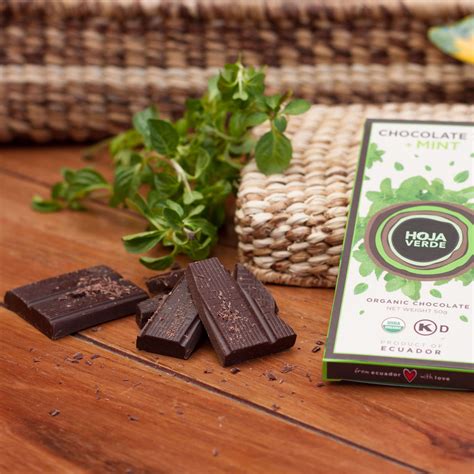 66 Chocolate Mint 10 Bars Of 176 Oz Each Organic Dark Chocolate