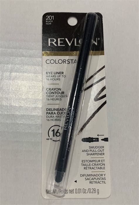 Revlon Colorstay Eyeliner Pencil 201 Black 001oz028g 883140042037