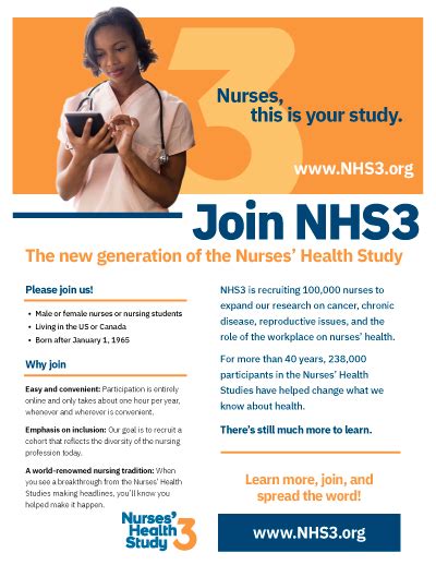 Nhs3flyerthumb Nurses Health Study 3
