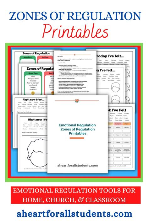 Printable Zones Of Regulation Ish Worksheets For All Kids