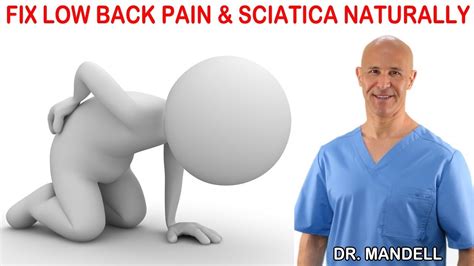 How To Fix Pinched Nerve Causing Low Back Pain And Sciatica Dr Alan