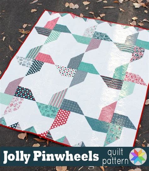 A Bright Corner Jolly Pinwheelsa Jolly Bar Free Quilt Pattern