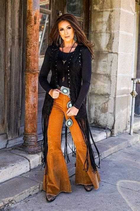 Tombstone Black Fringe Duster Country Chic Outfits Western Outfits Women Nfr Outfits
