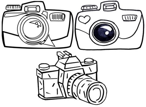 Top Cartoon And Real Camera Coloring Pages For All Ages Coloring Pages