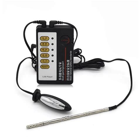 Electric Shock Small Anal Plug Stimulate Massage Electro Shock Urethral Plug Dilator Medical
