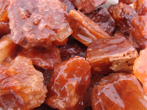 Super Red Calcite Rock Rough For Tumbling Polishing