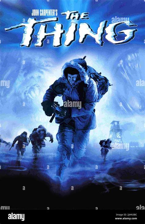 Movie Poster The Thing 1982 Stock Photo Alamy