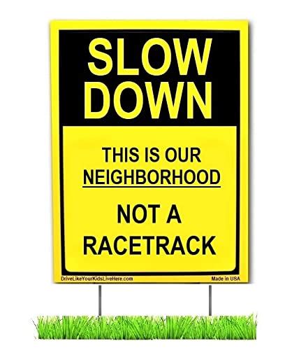 Compare Price To Slow Down Yard Signs Tragerlawbiz