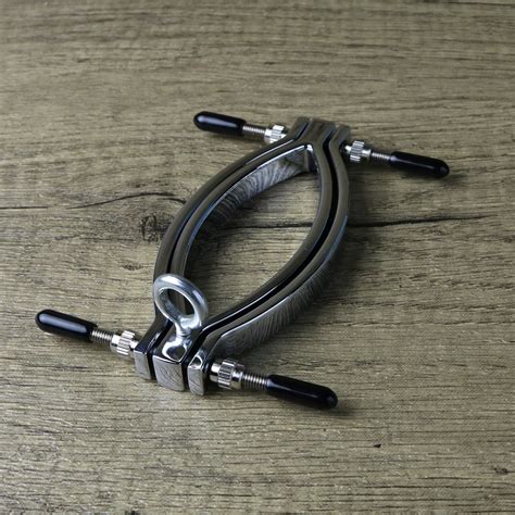 Stainless Steel Adjustable Pussy Clamp With Leash Women Fetish Etsy