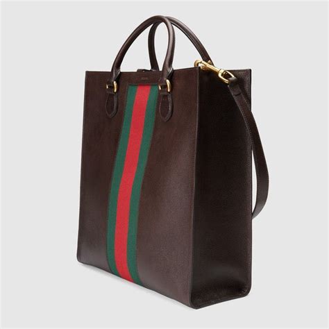 Gucci Leather Tote Mens Leather Bag Leather Tote Tote Bag Design