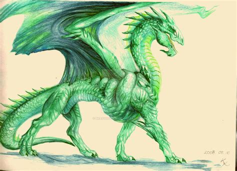 Emerald Dragon Reference By Brassdragon On Deviantart