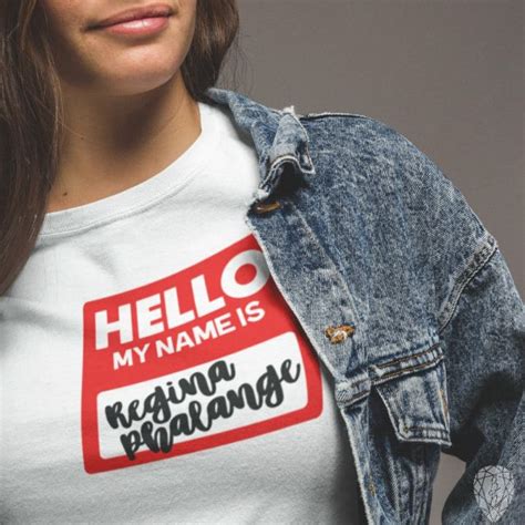 Hello My Name Is Regina Phalange Friends Tv Show Shirt Phoebe Buffay Friends Tv Show Shirt