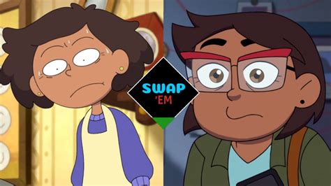 Mrs Boonchuy And Camila Noceda Voice Swap Amphibia The Owl House Youtube