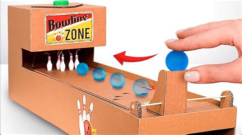 How To Make Interactive Bowling Game From Cardboard