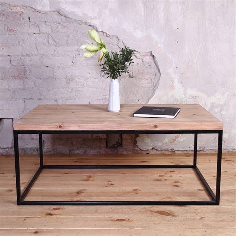 It features four original wheels and solid wooden plate with nice patina. Industrial Style Coffee Table By Cosy Wood ...