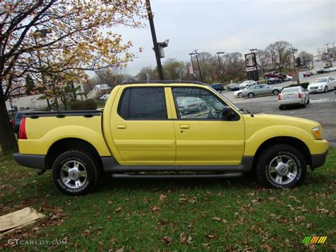 2003 Zinc Yellow Ford Explorer Sport Trac Xlt 4x4 22193006 Photo 5