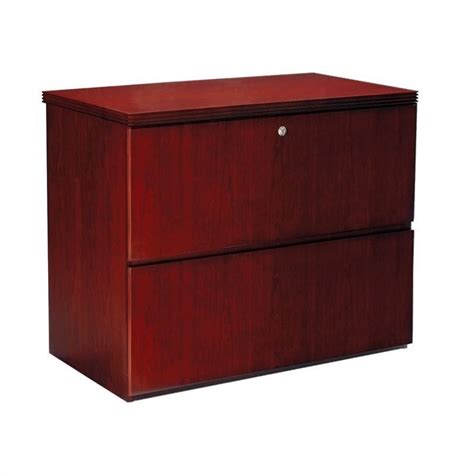 Luminary 2 Drawer Lateral Wood File Cabinet In Cherry Finish Lf23620c