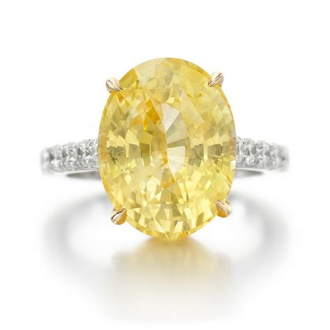 Yellow Sapphire And Diamond Ring The Weekly Edit Fine Jewels