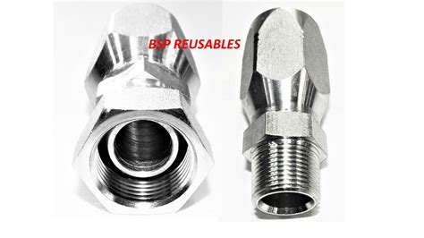Bsp Reusable Hydraulic Hosetails Straights Female And Male Hydraulic