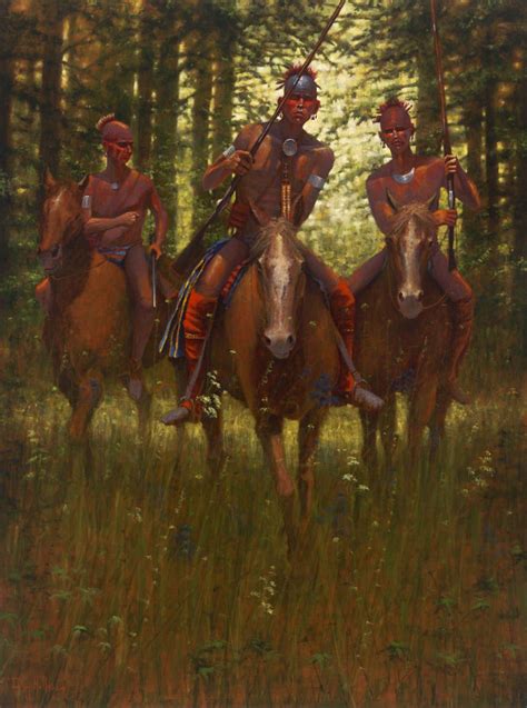 Eastern Shawnee War Party By Doug Hall Kp American Indian Art