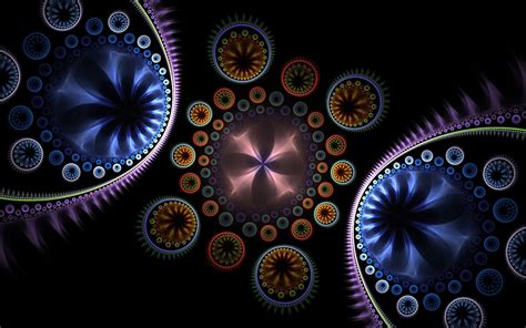 Wallpaper Colorful Illustration Purple Symmetry Pattern Circle