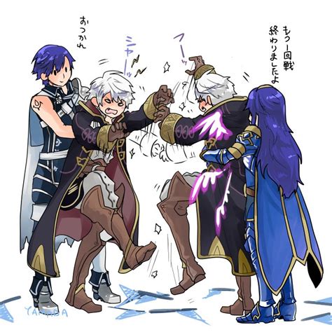 Lucina Robin Robin Chrom And Grima Fire Emblem And 2 More Drawn