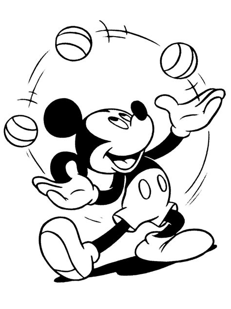 Descargar Gratis Dibujos Para Colorear Mickey Mouse
