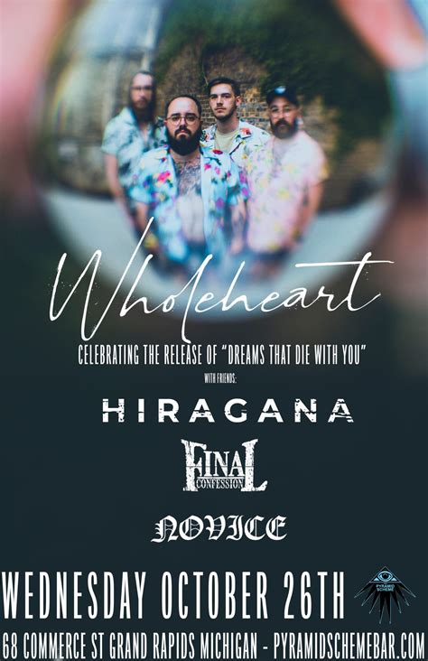 Wholeheart (Album Release) + Hiragana + Final Confession + Novice – The