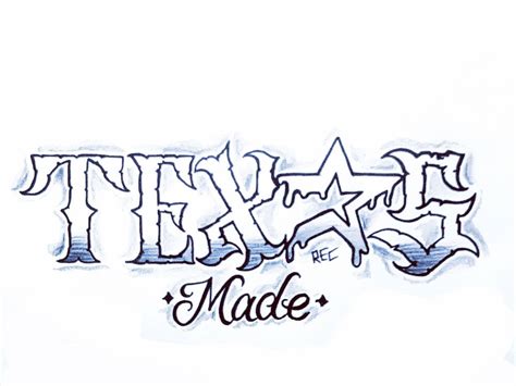 Texas Made Texas Screwston Htown Tattooflash By Txrec On Deviantart