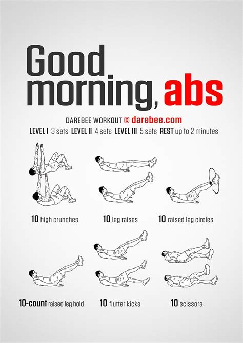 Good Morning Abs Workout In Morning Ab Workouts Morning Workout