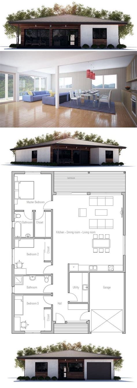 Small House Floor Plan Modern House Plans Small House Plans House
