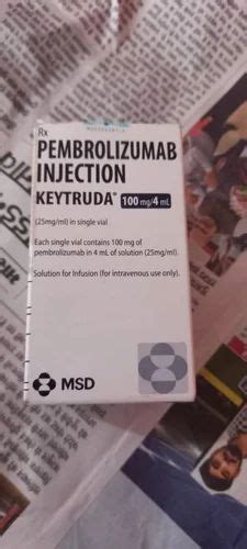 Keytruda Mg Pembrolizumab Injection At Best Price In Chandigarh