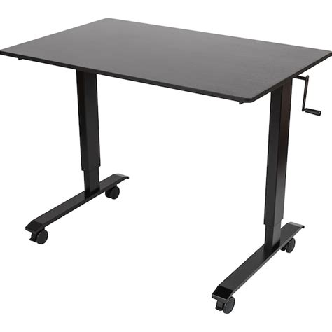 Luxor Desk Height Adjustable With Speed Crank Handle Hahnkolb