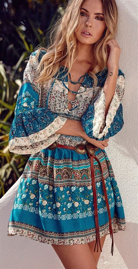 Cute Bohemian Summer Dress Women Fashion Summer Dress Beach Fashion Bohem Style Bohemian