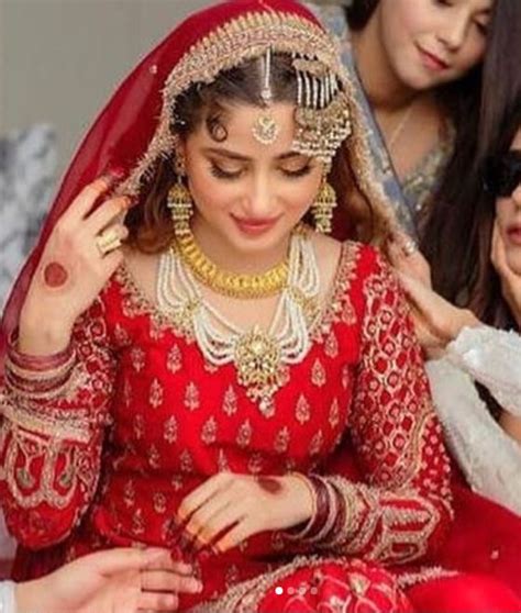 Sajal Ali Wedding Sajal Ali Wedding Pakistani Bridal Dresses Indian